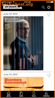 Bloomberg Businessweek+ screenshot