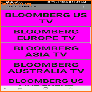 BLOOMBERG TV & EVENTS LIVE screenshot