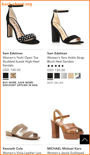 bloomingdales shopping app screenshot