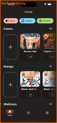 bloopworm: smart comic reader screenshot