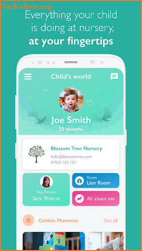 Blossom Parent App screenshot