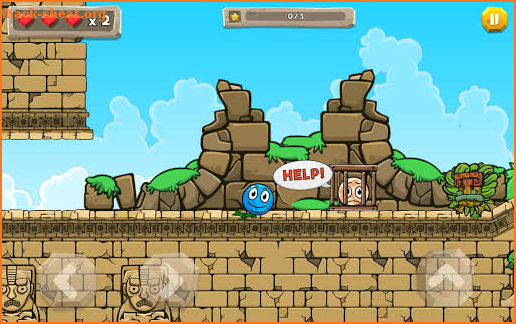 Blue Ball 11: Bounce Ball Adventure screenshot