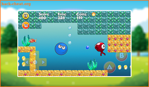 Blue ball 7 screenshot