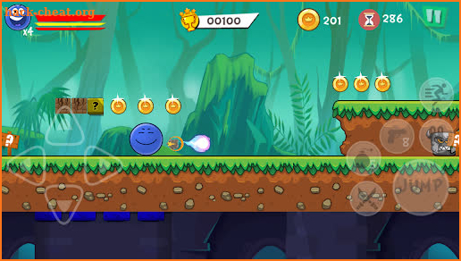 Blue Ball 8 Bounce Adventure screenshot