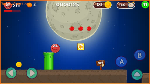 Blue Ball : Hero Bounce Adventure 4 screenshot