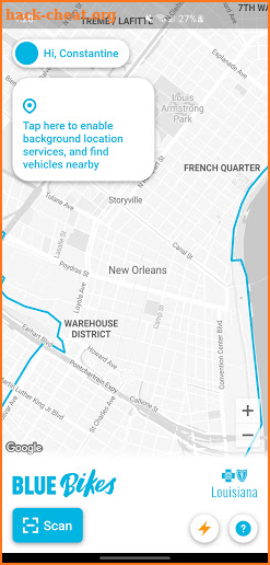 Blue Bikes Nola screenshot