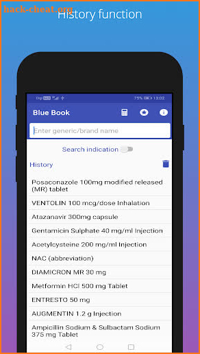 Blue Book (Updated + Brand Name Search) screenshot