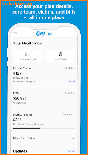 Blue Care Advisor screenshot