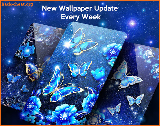 Blue Diamond Butterfly Live Wallpaper & Themes screenshot