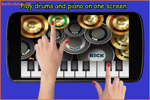 Blue Drum - Piano screenshot