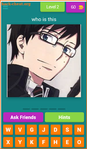 Blue Exorcist character quiz screenshot