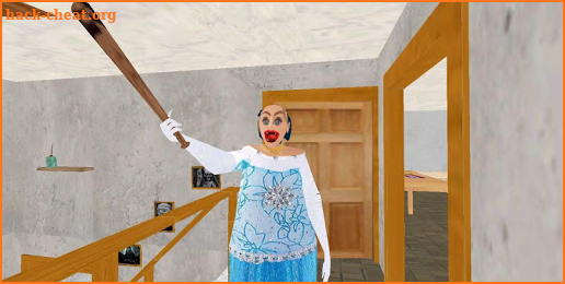 Blue Granny :Horror Scary MOD screenshot