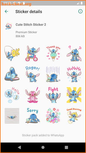 Blue Koala Sticker forWAStickerApps screenshot