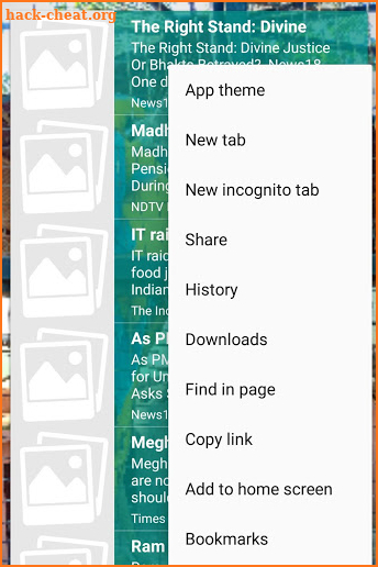 Blue parrot browser screenshot