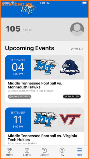 Blue Raider Connect screenshot