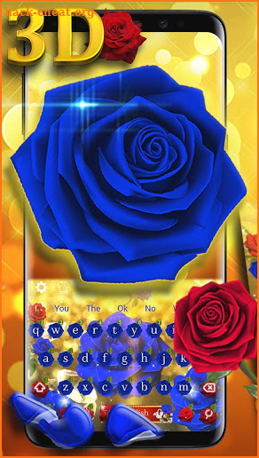 Blue Rose 3D Keyboard screenshot