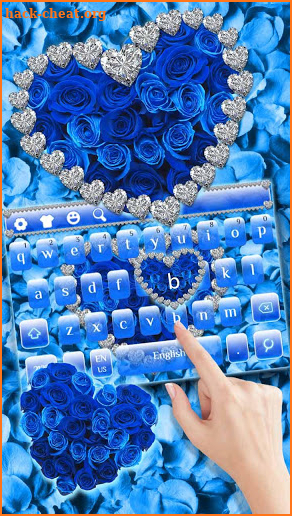 Blue Rose Diamond Keyboard screenshot