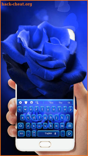 Blue Rose Keyboard Theme screenshot