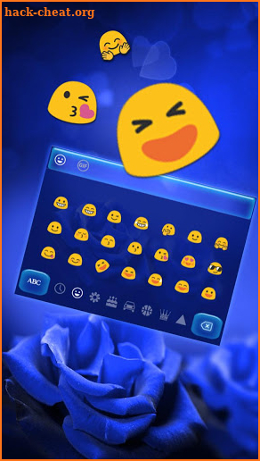 Blue Rose Keyboard Theme screenshot