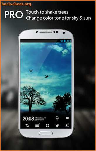 Blue Sky Free Live Wallpaper screenshot