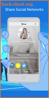 Blue Social - Your Virtual Name Tag screenshot