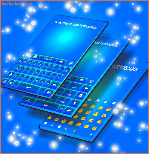 Blue Theme for Keyboards screenshot