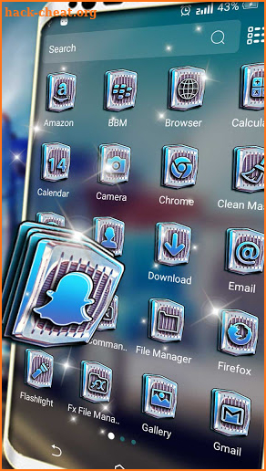 Blue Truck Launcher Theme screenshot