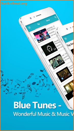 Blue Tunes - Wonderful Music & Music Videos App screenshot