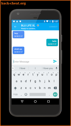 BlueChat screenshot