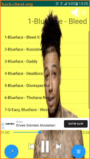 Blueface Musics // without internet free ringtone screenshot