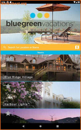 Bluegreen Vacations screenshot