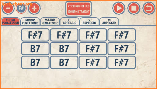 Blues Guitar Jam Tracks screenshot