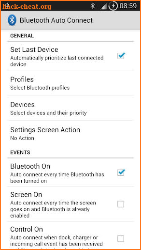 Bluetooth Auto Connect screenshot