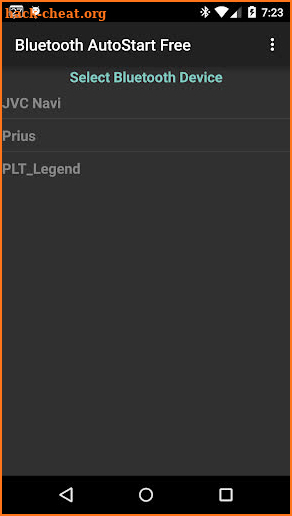 Bluetooth AutoStart Pro screenshot