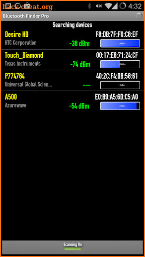 Bluetooth Finder Pro screenshot