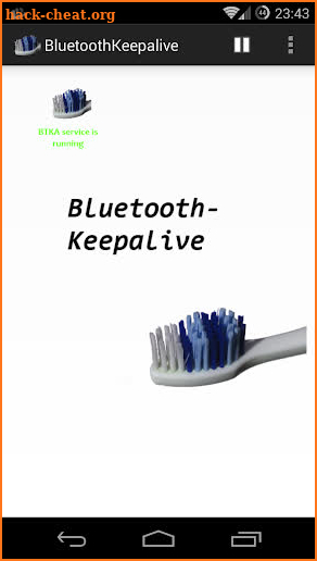 Bluetooth Keepalive screenshot