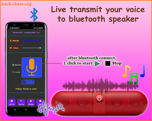 Bluetooth Loudspeaker Pro screenshot