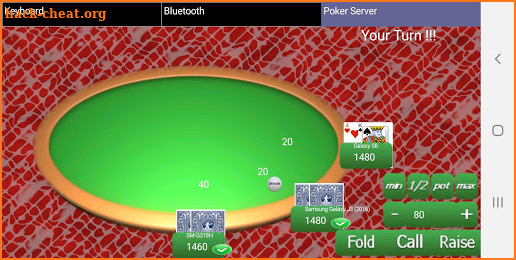 BlueTooth Poker8 screenshot