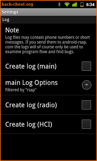 Bluetooth SIM Access Profile screenshot