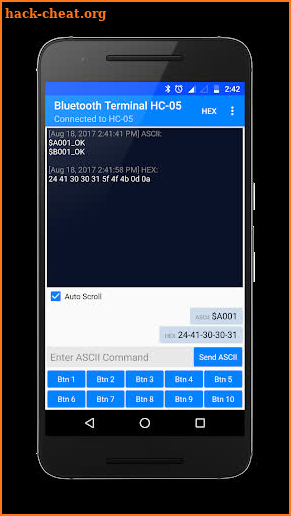 Bluetooth Terminal HC-05 screenshot