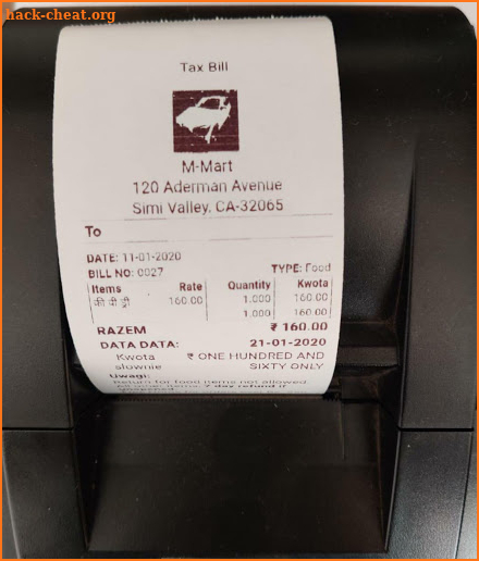 Bluetooth Thermal Printer/Invoice Maker 100K Users screenshot