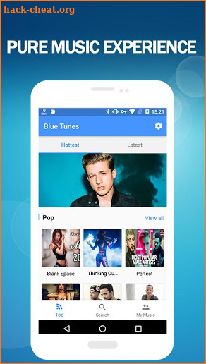 BlueTunes - Free Music & Music Videos screenshot