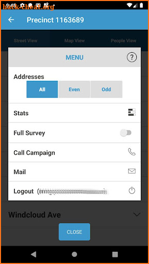 BlueVote Canvasser screenshot