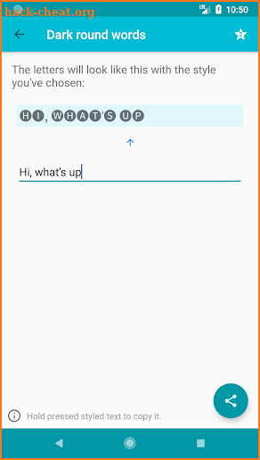 BlueWords screenshot