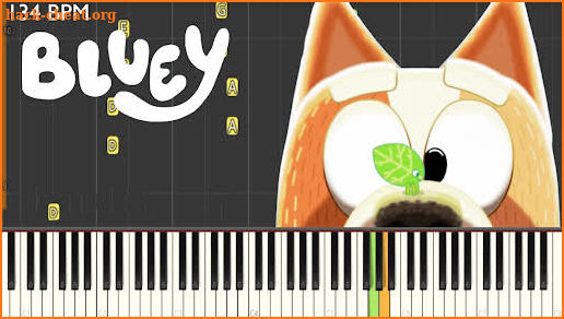 Bluey & Bingo Piano Magic Game screenshot