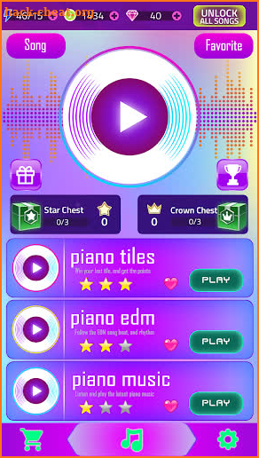 Bluey's Piano Game Tiles screenshot