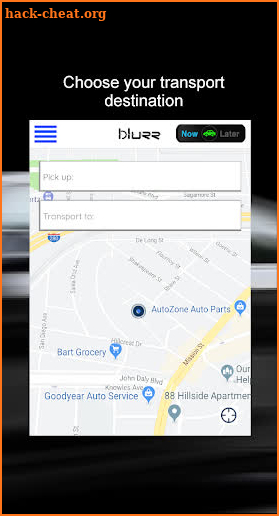 Blurr-Your Personal Transporter screenshot