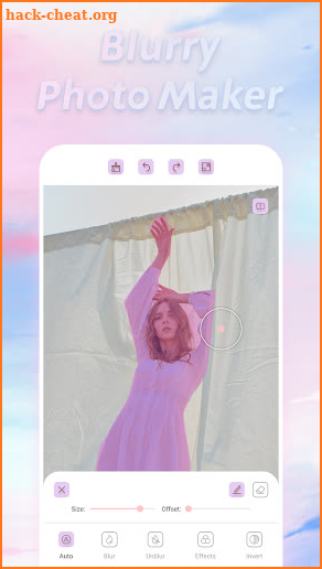 Blurry Photo Maker screenshot