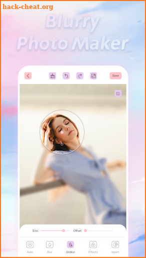 Blurry Photo Maker screenshot