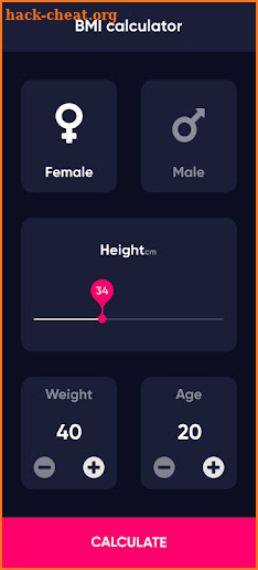 BMI Calculator screenshot